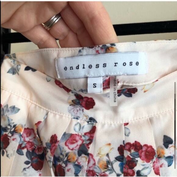 Endless Rose Floral Pleated Skirt - Picture 4 of 9